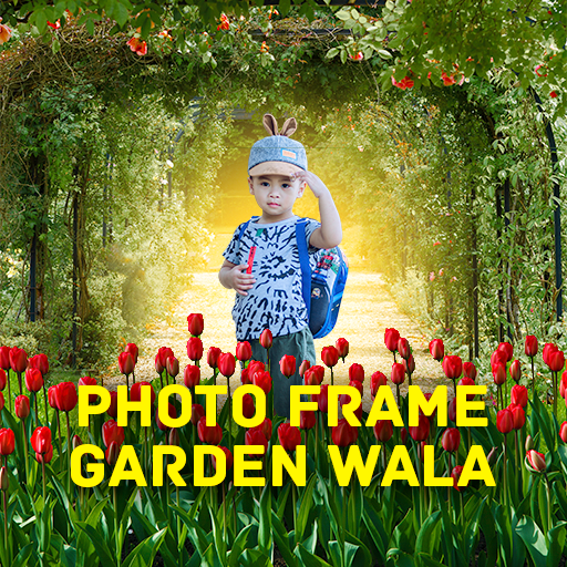 Beautiful Garden Photo Set Karne Wala Frame App