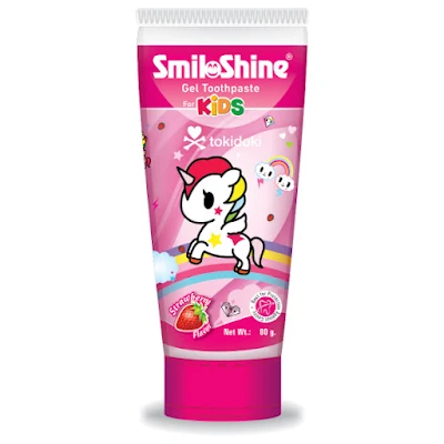 SmiloShine Gel Toothpaste For Kids Bubble Gum Flavor 80gm