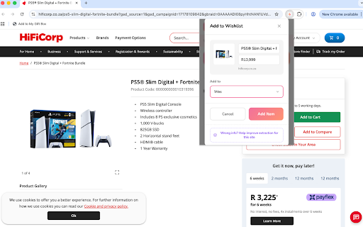 Wrapt - Universal Wish List screenshot 3