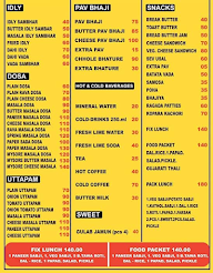 Shiv Restaurant & Dining Hall menu 1