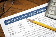 A student loan application form.