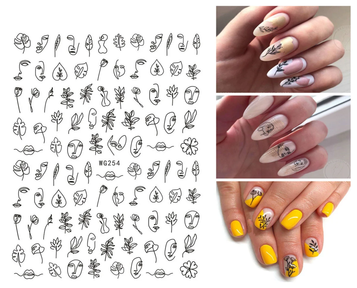 Title 4, Zomer Graffiti ultradunne zelfklevende nagelsti...