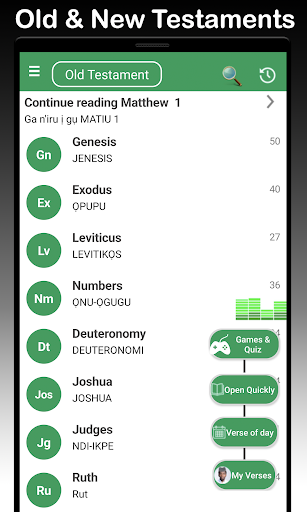 Screenshot Igbo Bible - Igbo & English