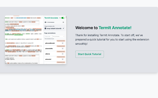 Termit Annotate - semantic annotations