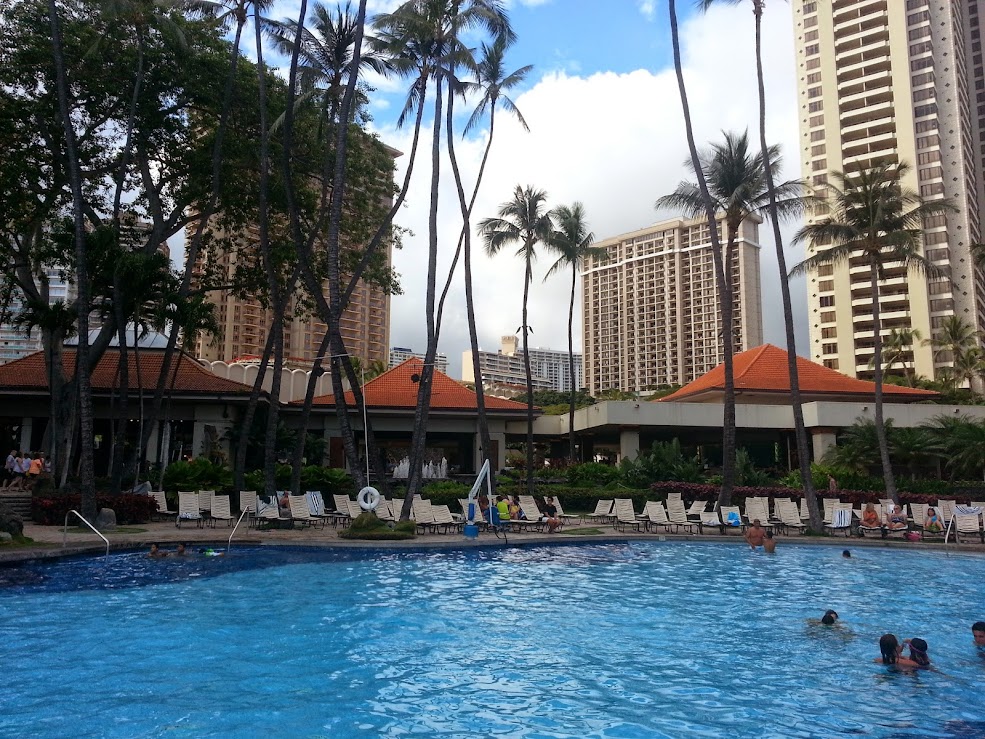 Kalia Tower Pool at the Pools at the Hilton Hawaiian Village