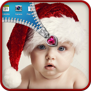 Cute Baby Zipper Screen Lock