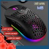 Chuột Máy Tính Có Dây - Chuột Gaming Freewolf M8 - Đèn Led Rgb Nhiều Chế Độ, Dpi 6 Mức