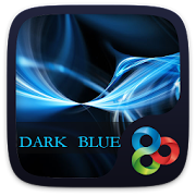 Dark Blue  Go Launcher Theme  Icon