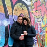 at the Eastside Gallery in Berlin, Germany 