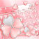 Clavier Coeur Diamant Rose icon