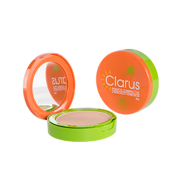 Polvos Clarus   Compactos Mineral Tono Claro x 12gr 