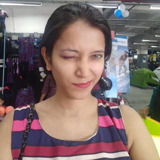 Ayushi Bajaj at Decathlon, Ahinsa Khand 1,  photos