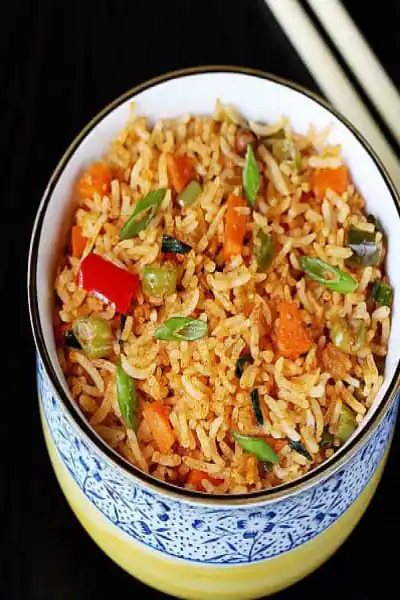 Veg Combination Schezwan Rice