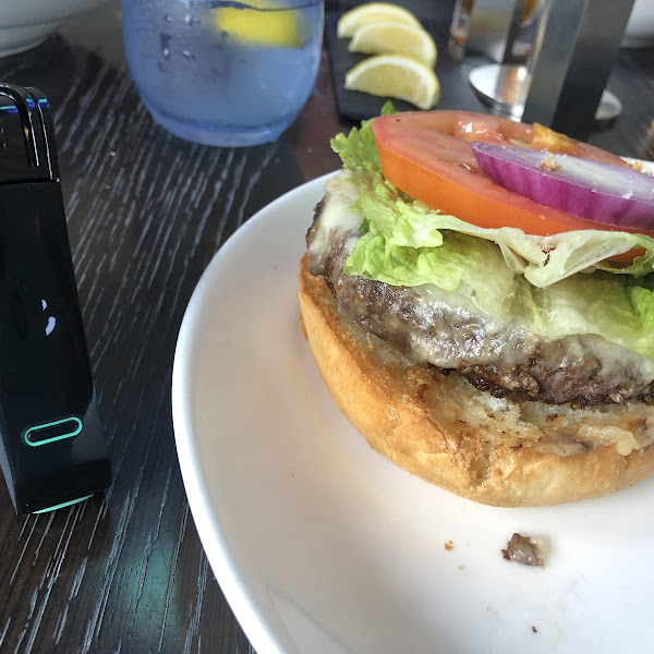 Cheeseburger and fries tested gluten free with Nima.