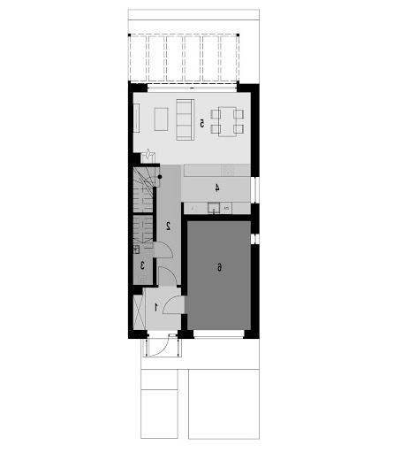 Eco 44 segment - Rzut parteru