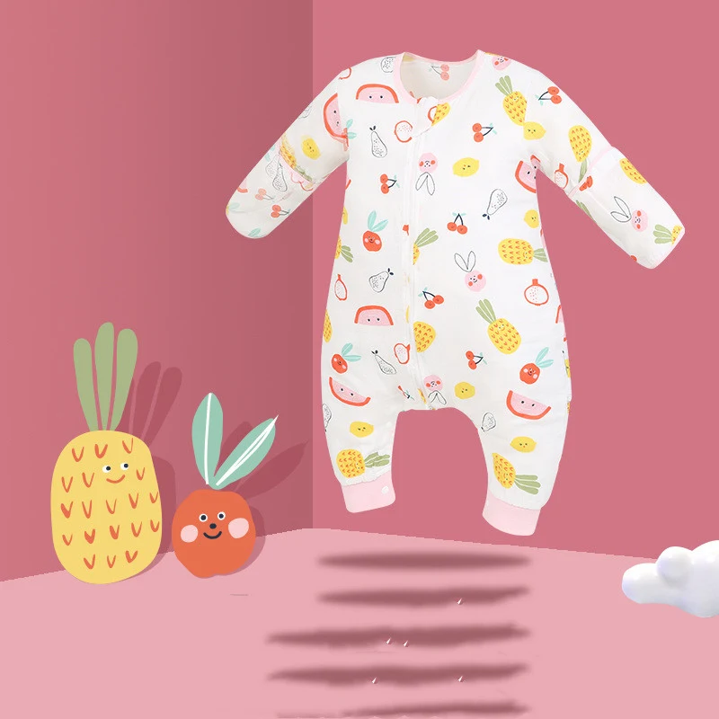 Title 5, Pyjama dété en gaze fine pour bébé, jambes fen...