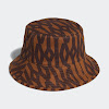 reversible monogram bucket hat wild brown