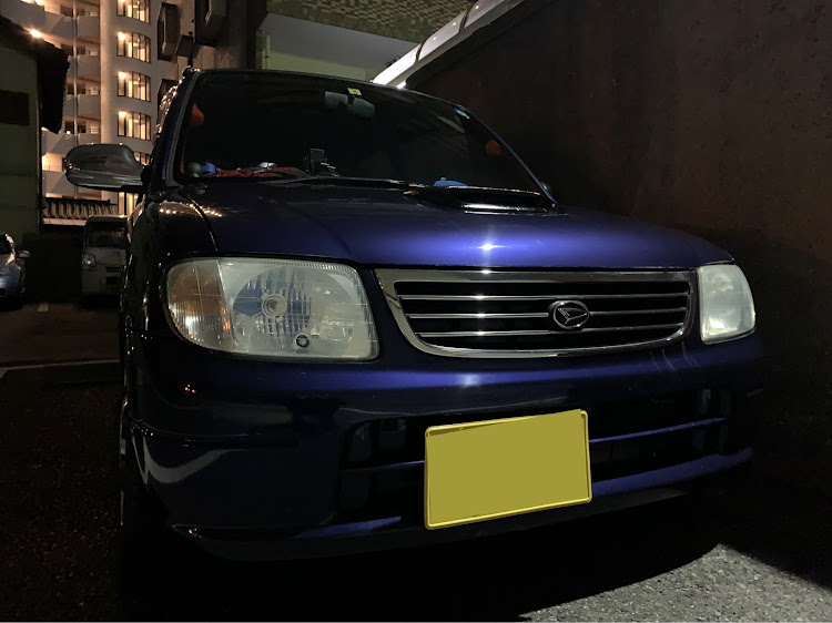 ミラの夜の撮影・ホイール交換・マニュアル車は楽しいに関するカスタム事例の投稿画像1枚目