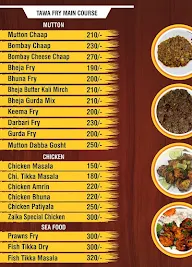 Zaika Darbar menu 2