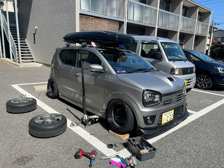 アルトワークスのさよならフェンダー・ありがとうフェンダーに関するカスタム事例の投稿画像4枚目