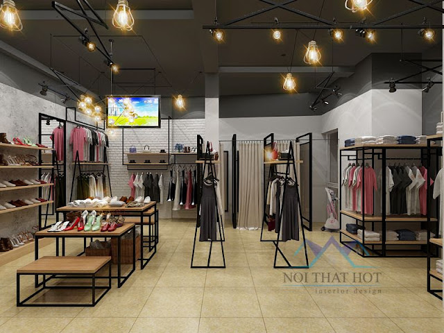 thiết kế shop quần áo