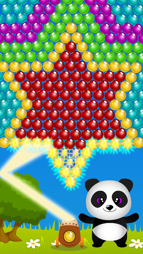 Android application Panda - POP Bubble Shooter screenshort