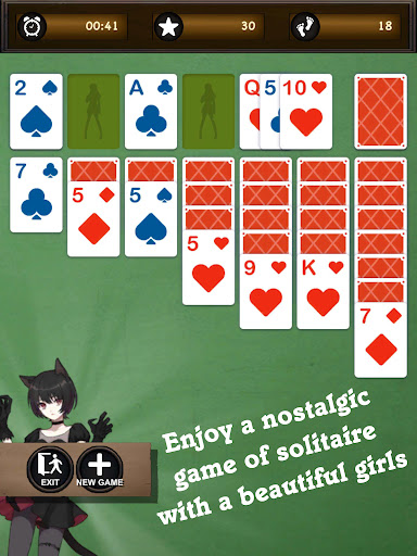 Solitaire Girls Card Game