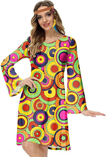 Title 2, Womens Fashion Skirt Printed Elastic Dress