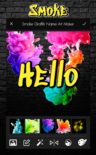 2020 Smoke Graffiti Name Art Maker Android App Download Latest