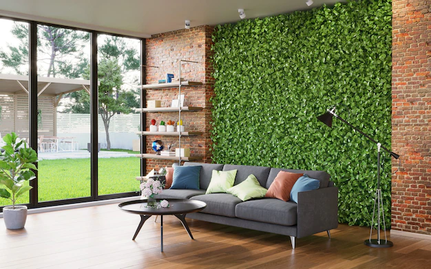 artificial grass wall