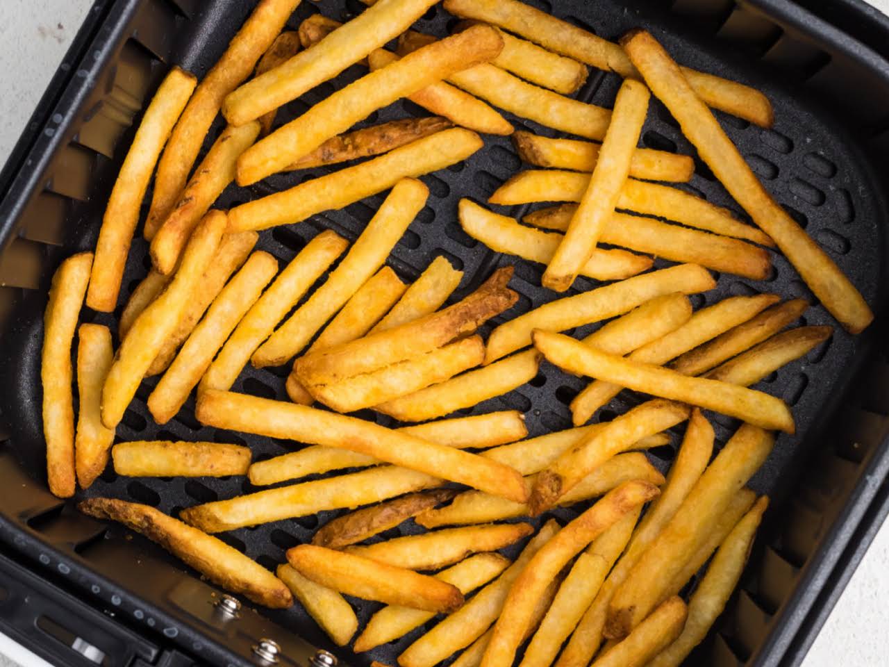 Air Fryer Frozen French Fries with French Fry Seasoning - Courtney's Sweets