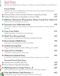 On Kourse Restaurant menu 2