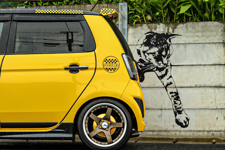 N-ONEの猫好きさんいらっしゃい・とらねこぱん・黄色い車・HONDA The Power of Dreams・SSRに関するカスタム事例の投稿画像3枚目