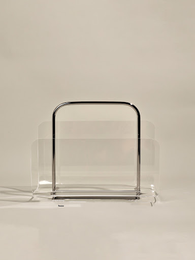 Title 2, Simple Luxury Acrylic Metal Bookshelf Model Roo...