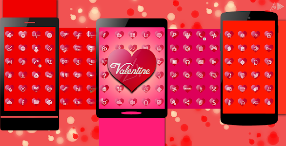 Valentine free - Icon pack screenshot 4