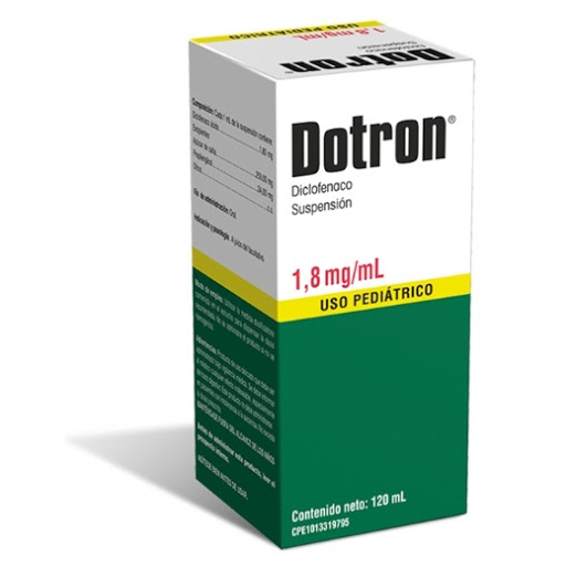 Diclofenac Potásico 1,8mg/ml Dotron Laboratorios Farma Suspensión x 120 ml   