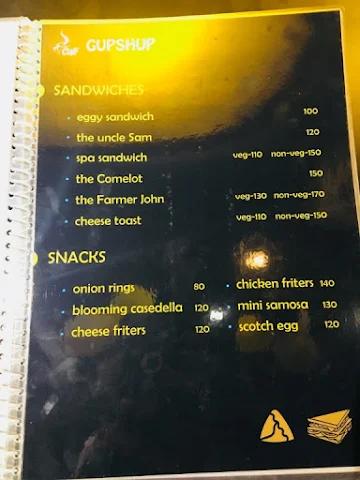 Cafe Gupshup menu 