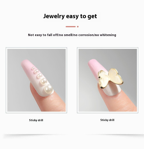 Title 4, Baking-free nail glue, strong and long-lasting....