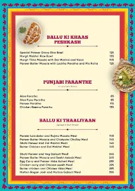 Ballu Bawarchi menu 2