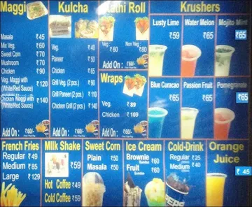 Mansi Pizza menu 