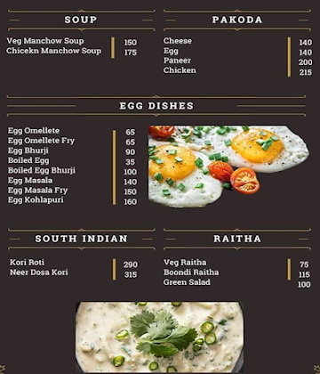 Hotel Shraddha menu 