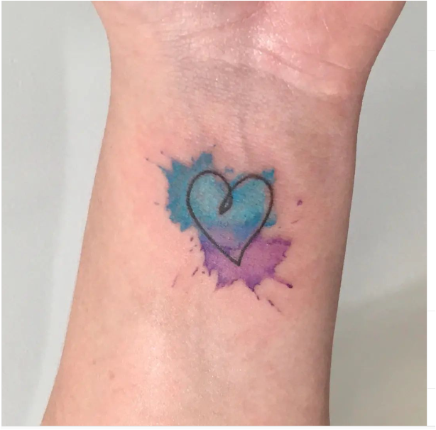 Watercolor tattoo