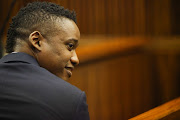 Duduzane Zuma appears at the Randburg magistrate's court in Johannesburg on July 12 2018.