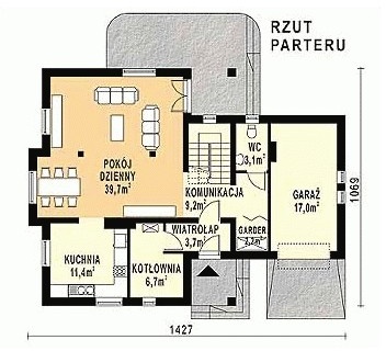 WB-3943 - Rzut parteru