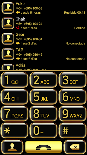 THEME GOLDEN GLASS EXDIALER