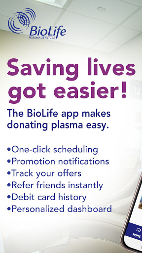 Screenshot BioLife Plasma Services