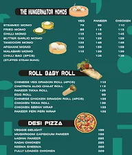 The Hungernator menu 1