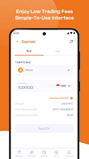 Screenshot Tokenize Xchange
