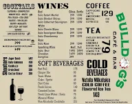 Bulldog's Cafe & Bar menu 1