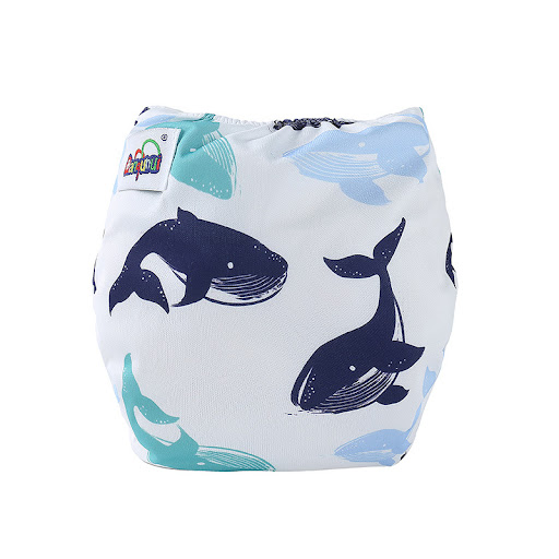 Title 6, Baby Cartoon Cloth Diapers Reusable and washabl...